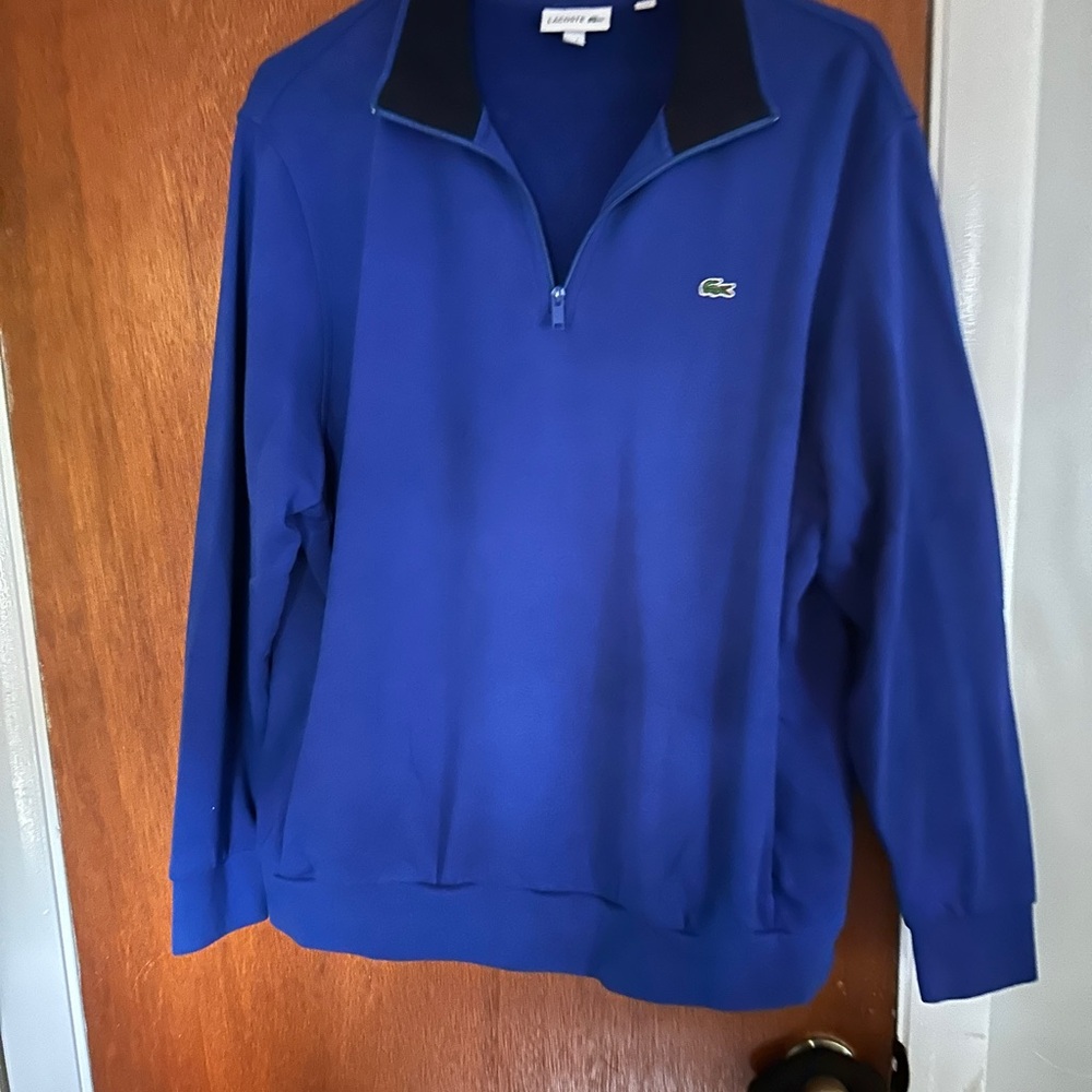 Lacoste Mens Blue Fleece - 4xl